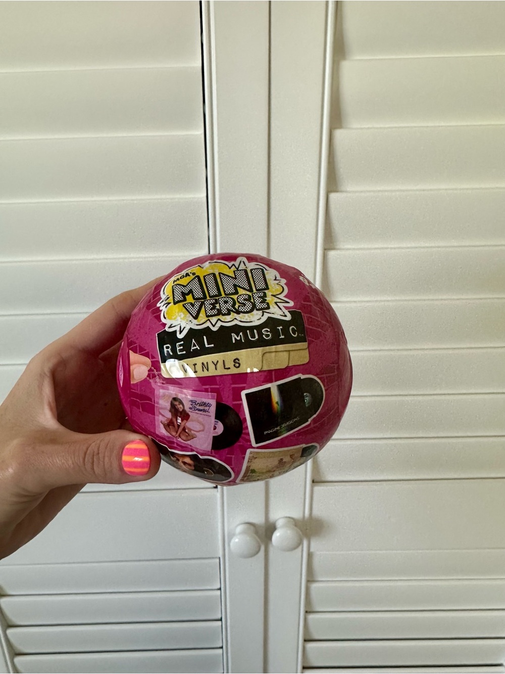 Mini Verse Real Music Vinyl Surprise Ball - Pink